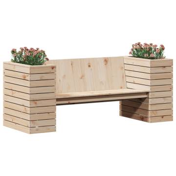 Planter Bench 167.5x60 cm | Solid Wood Pine - Hipomarket