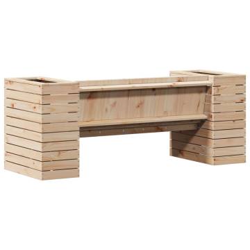 Planter Bench 167.5x60 cm | Solid Wood Pine - Hipomarket