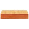 Sandpit with Cover Wax Brown - Solid Pine Wood | HipoMarket