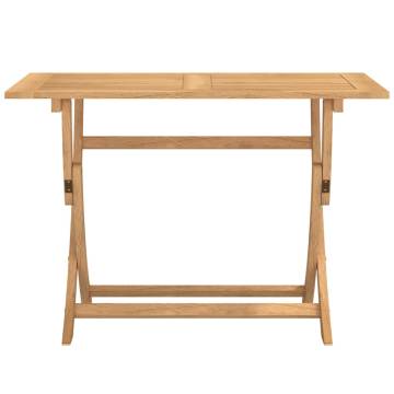 Folding Garden Table 110x55 cm - Solid Acacia Wood