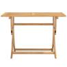 Folding Garden Table 110x55 cm - Solid Acacia Wood