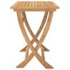 Folding Garden Table 110x55 cm - Solid Acacia Wood