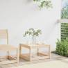 Garden Footstool in Solid Pine - Stylish Outdoor Furniture