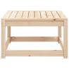 Garden Footstool in Solid Pine - Stylish Outdoor Furniture