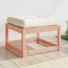 Garden Footstool with Cushions Solid Wood Douglas Colour natural douglas Size with cushions Quantity in Package 1 