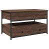 Stylish Brown Oak Coffee Table - 85x50 cm | HipoMarket