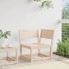 Garden Sofa Corner - Solid Pine Wood - 73x73x78 cm