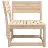 Garden Sofa Corner - Solid Pine Wood - 73x73x78 cm