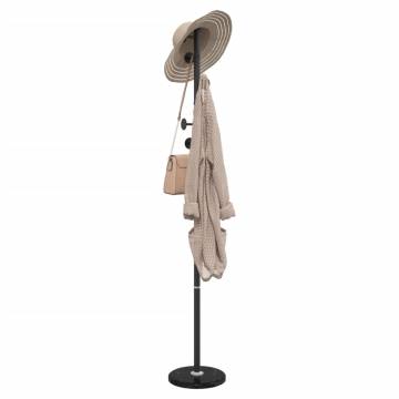 Coat Stand Black 176 cm - Durable & Stylish Storage Solution