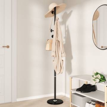 Coat Stand Black 176 cm - Durable & Stylish Storage Solution