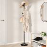 Coat Stand Black 176 cm - Durable & Stylish Storage Solution