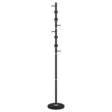 Coat Stand Black 176 cm - Durable & Stylish Storage Solution