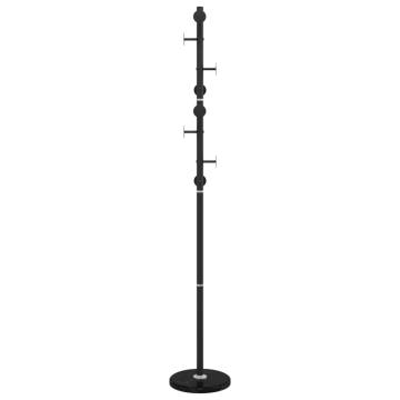 Coat Stand Black 176 cm - Durable & Stylish Storage Solution