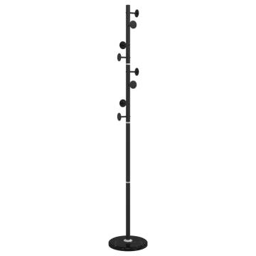 Coat Stand Black 176 cm - Durable & Stylish Storage Solution