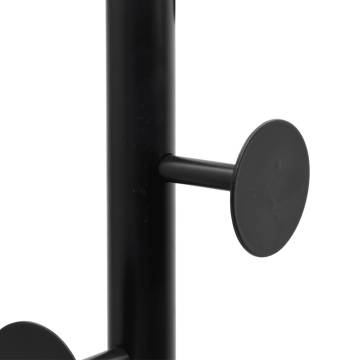 Coat Stand Black 176 cm - Durable & Stylish Storage Solution