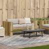 Garden Sofa 2-Seater | Solid Pine Wood - Outdoor Furniture