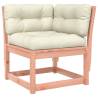 Garden Sofa Corner with Cushions - Solid Douglas Wood