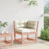 Garden Sofa Corner with Cushions - Solid Douglas Wood