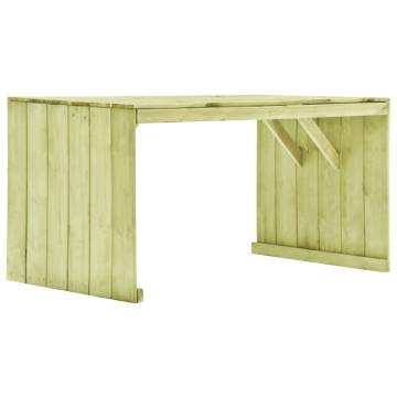 Garden Table 150x87 cm - Durable Impregnated Pinewood | HipoMarket