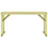 Garden Table 150x87 cm - Durable Impregnated Pinewood | HipoMarket