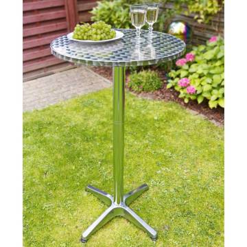 HI Folding Bistro-Bar Table - Aluminium Round 60x60 cm