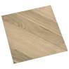 Self-Adhesive PVC Flooring Planks - 20 Pcs Brown Striped