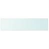 Glass Shelves (2 pcs) - 100x25 cm, Durable & Clear Design