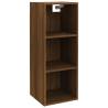 Brown Oak Wall Cabinet - Stylish Storage Solution | HipoMarket