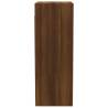 Brown Oak Wall Cabinet - Stylish Storage Solution | HipoMarket