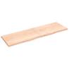 Wall Shelf 200x60 cm - Untreated Solid Wood Oak | Hipo Market