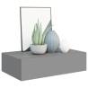 Wall-mounted Drawer Shelf Grey - Elegant Floating Storage