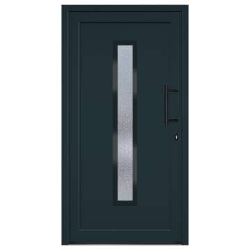 Front Door Anthracite 108x200 cm PVC - Elegance & Security