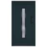 Front Door Anthracite 108x200 cm PVC - Elegance & Security