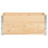 Pallet Collars 3 pcs - Solid Pine Wood 100x150 cm