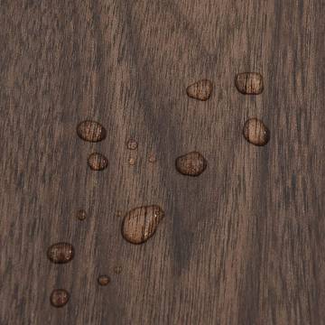 Self-Adhesive Flooring Planks - Dark Brown PVC (20 pcs)