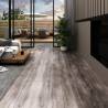 Self-adhesive PVC Flooring Planks - Matt Wood Brown 5.21 m²