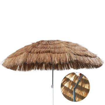 HI Beach Parasol Hawaï 160 cm Beige - Perfect for Outdoor Relaxation