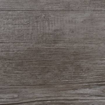 Self-adhesive PVC Flooring Planks - Matt Wood Brown 5.21 m²