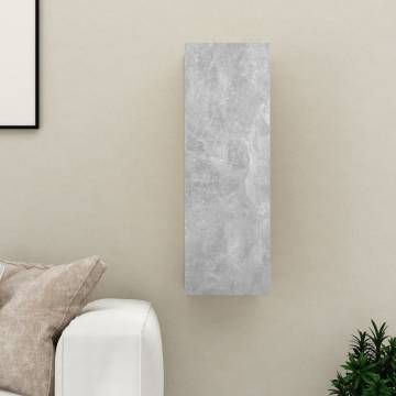 Stylish TV Cabinet Concrete Grey - 30.5x30x90 cm | HipoMarket UK