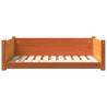 Premium Dog Bed in Wax Brown | Solid Pine Wood 95.5x65.5x28 cm