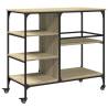 Kitchen Trolley Sonoma Oak - Stylish Storage Solution