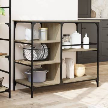 Kitchen Trolley Sonoma Oak - Stylish Storage Solution