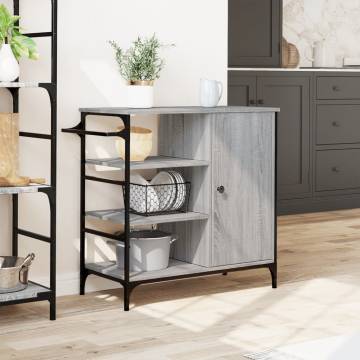 Kitchen Trolley Grey Sonoma - Stylish & Practical Storage