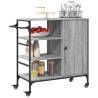 Kitchen Trolley Grey Sonoma - Stylish & Practical Storage