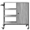 Kitchen Trolley Grey Sonoma - Stylish & Practical Storage