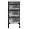 Kitchen Trolley Grey Sonoma - Stylish & Practical Storage