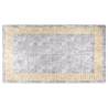 Rug Washable 190x300 cm Grey Anti Slip Colour grey and gold Size 190 x 300 cm 