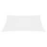 Sunshade Sail Rectangular 2x4m - White Oxford Fabric | HipoMarket