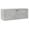 Wall Shoe Cabinet Concrete Grey - Stylish Storage Solution