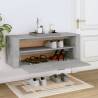 Wall Shoe Cabinet Concrete Grey - Stylish Storage Solution